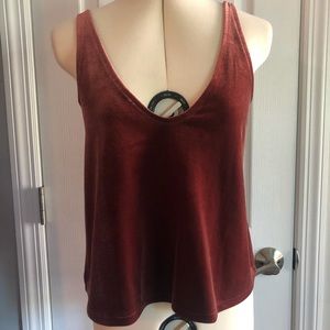 Madewell Velvet Tank Top
